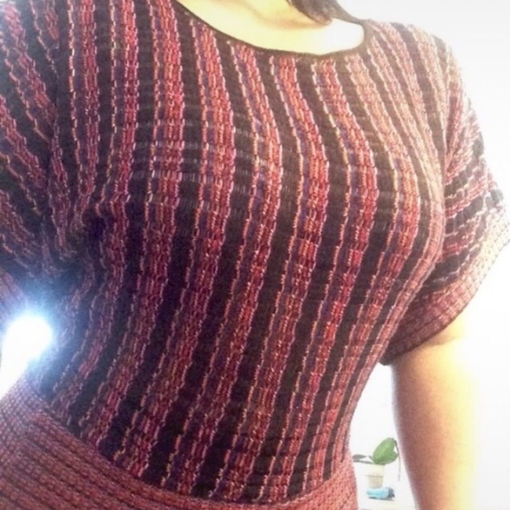 Beautiful knit shirt sweater by Charlotte Russo M